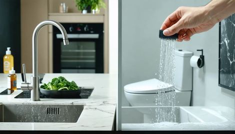 Mutfak ve banyoda su tasarrufu: uygulanabilir 12 teknik