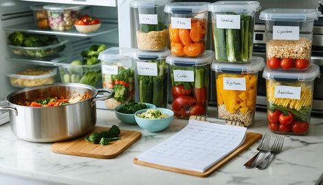 Toplu Pişirme (Batch Cooking) ile Haftalık Yemek Maliyetini Düşürme: Menü Planı