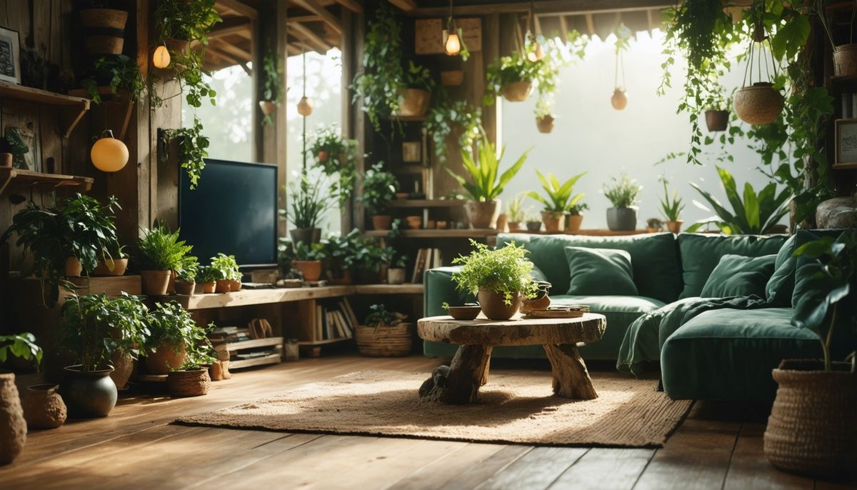 Doğal Malzemelerle Tasarruflu Dekorasyon: Sürdürülebilir ve Ekonomik Ev Tasarıml