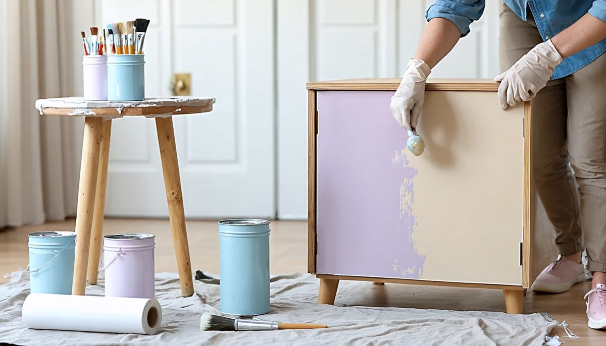 Uygun bütçeyle mobilya yenileme: boya ve kaplama adımları