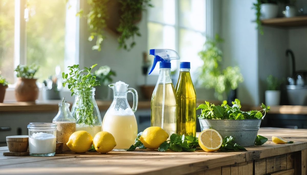 Doğal Temizlik Ürünleriyle Ekonomik ve Çevre Dostu Ev Yönetimi