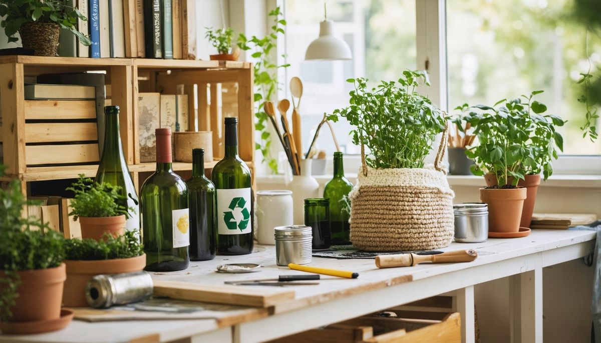 Evde Geri Dönüşümle Tasarruf: Yeniden Kullanım Projeleri ve Fikirler