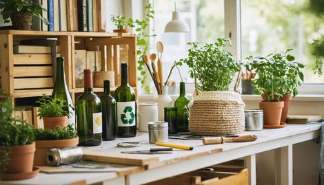 Evde Geri Dönüşümle Tasarruf: Yeniden Kullanım Projeleri ve Fikirler