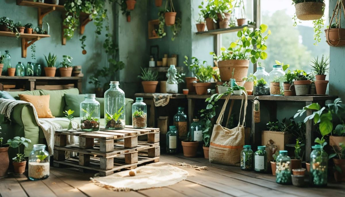 Malzemeleri Yeniden Değerlendirme Fikirleri ile Sürdürülebilir Yaşamın Kapıların